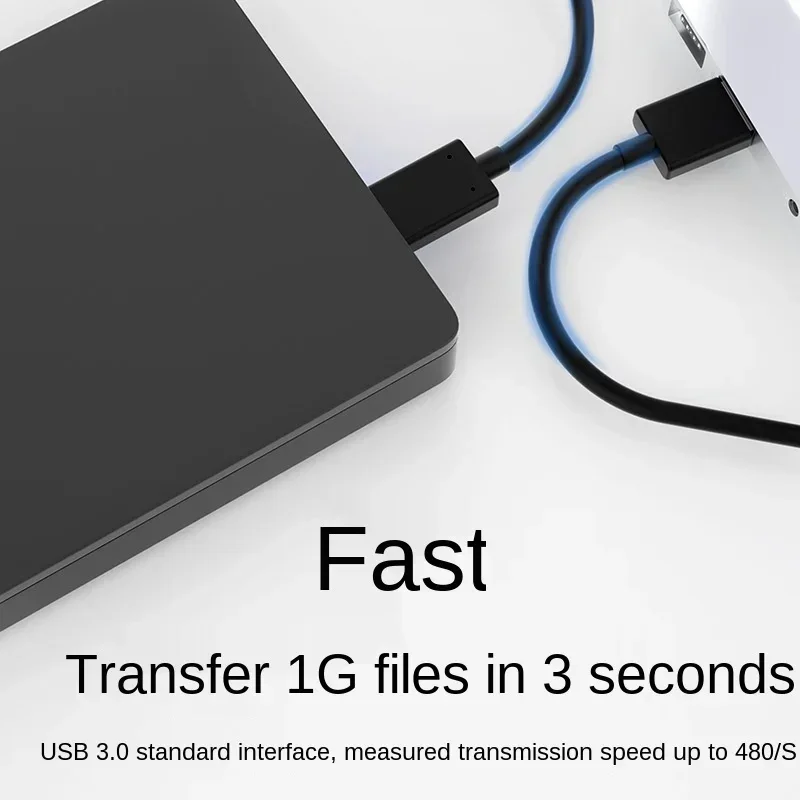 Cable de disco duro móvil de alta velocidad USB30 AM a cable de datos MicroB cableado de computadora digital - imagen 4