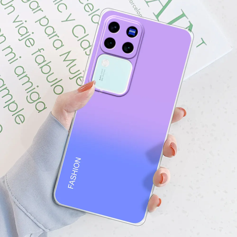 Para Vivo V30 Pro 5G Funda trasera para Vivo V29 Pro Funda a prueba de golpes Funda de teléfono de silicona suave transparente para Vivo V30 V29E TPU Coque - imagen 5