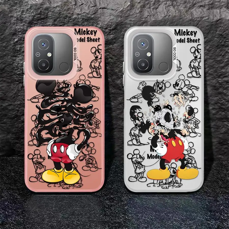 Funda blanda para Xiaomi Redmi A4 A1 A3 A2 Plus A3x 12 14C 13 12C 13C Disney Mickey Minnie