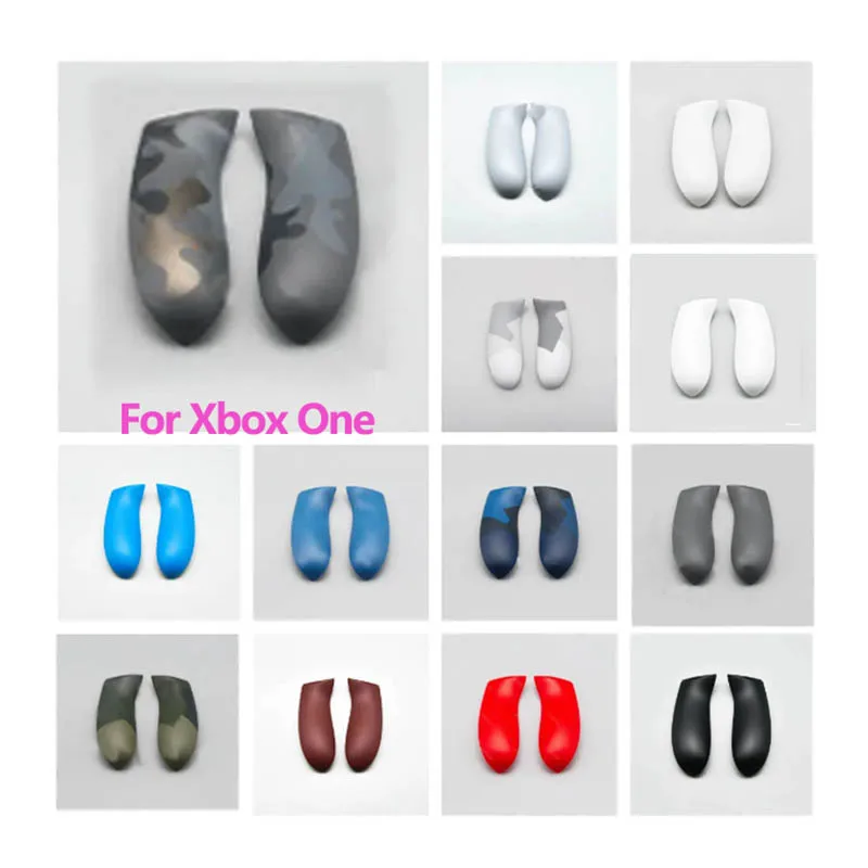 Cubierta lateral de mango antideslizante para mando Xbox One Slim S, empuñaduras traseras, accesorios de reparación de carcasa