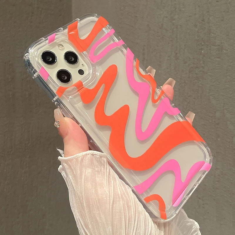 Funda de teléfono transparente con estampado de leopardo Vintage para iPhone 11 13 12 14 15 16 17 Air Pro Max 16E 8 7 Plus funda de cojín de aire transparente - imagen 2