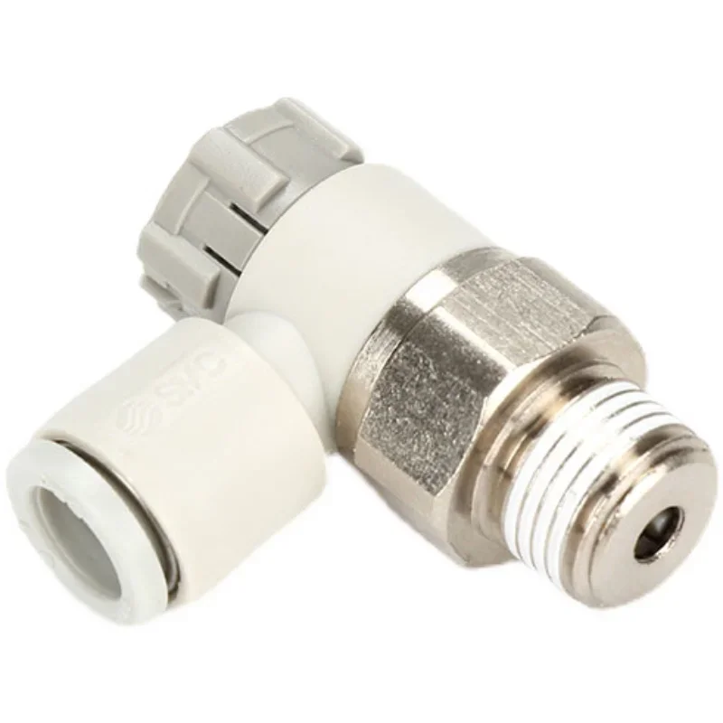 Controlador de velocidad de la serie SMC tipo AS con medidor de ajuste de un toque, válvula de acelerador, Accesorios Neumáticos, AS1211F, AS2211F, AS3211F - imagen 4