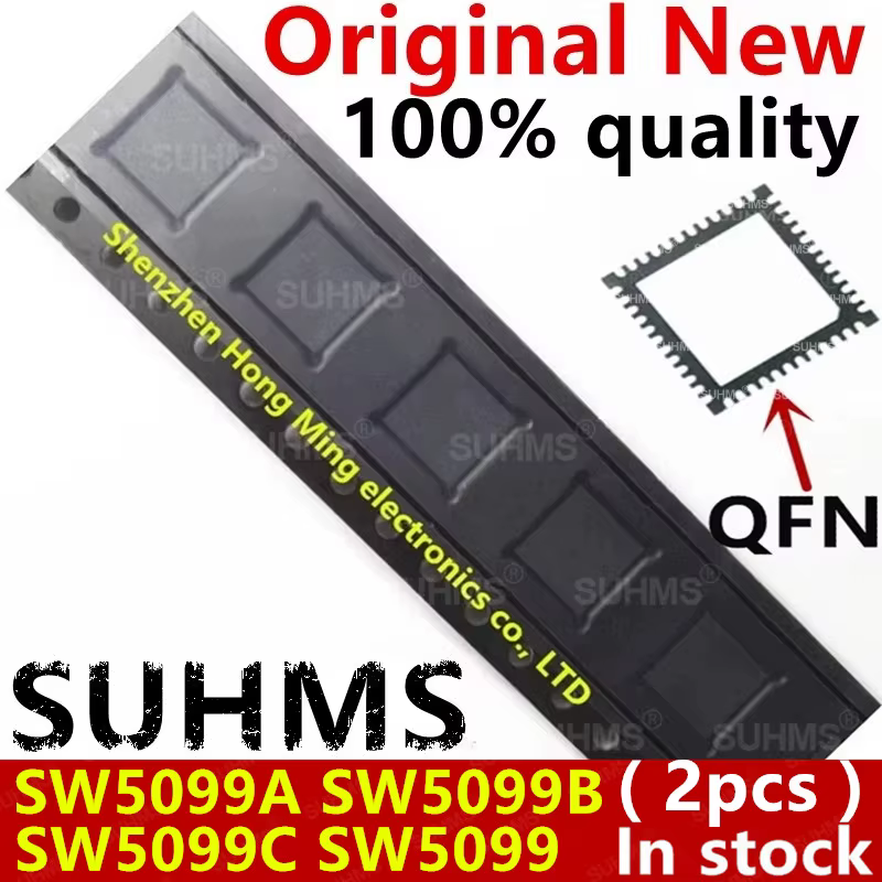 Chipset SW5099A/B/C - Encapsulado QFN-48, Probado y Certificado