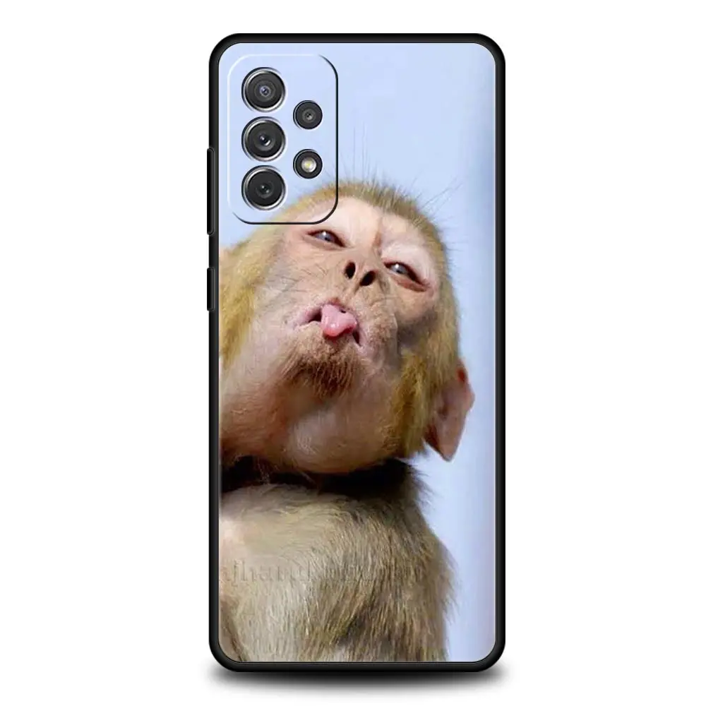 Funda de teléfono mono para Samsung A51 A71 A21S A17 A11 A15 A25 A31 A41 A23 A33 A53 A73 A07 A03S A05S A13 A35 A55 5G - imagen 4