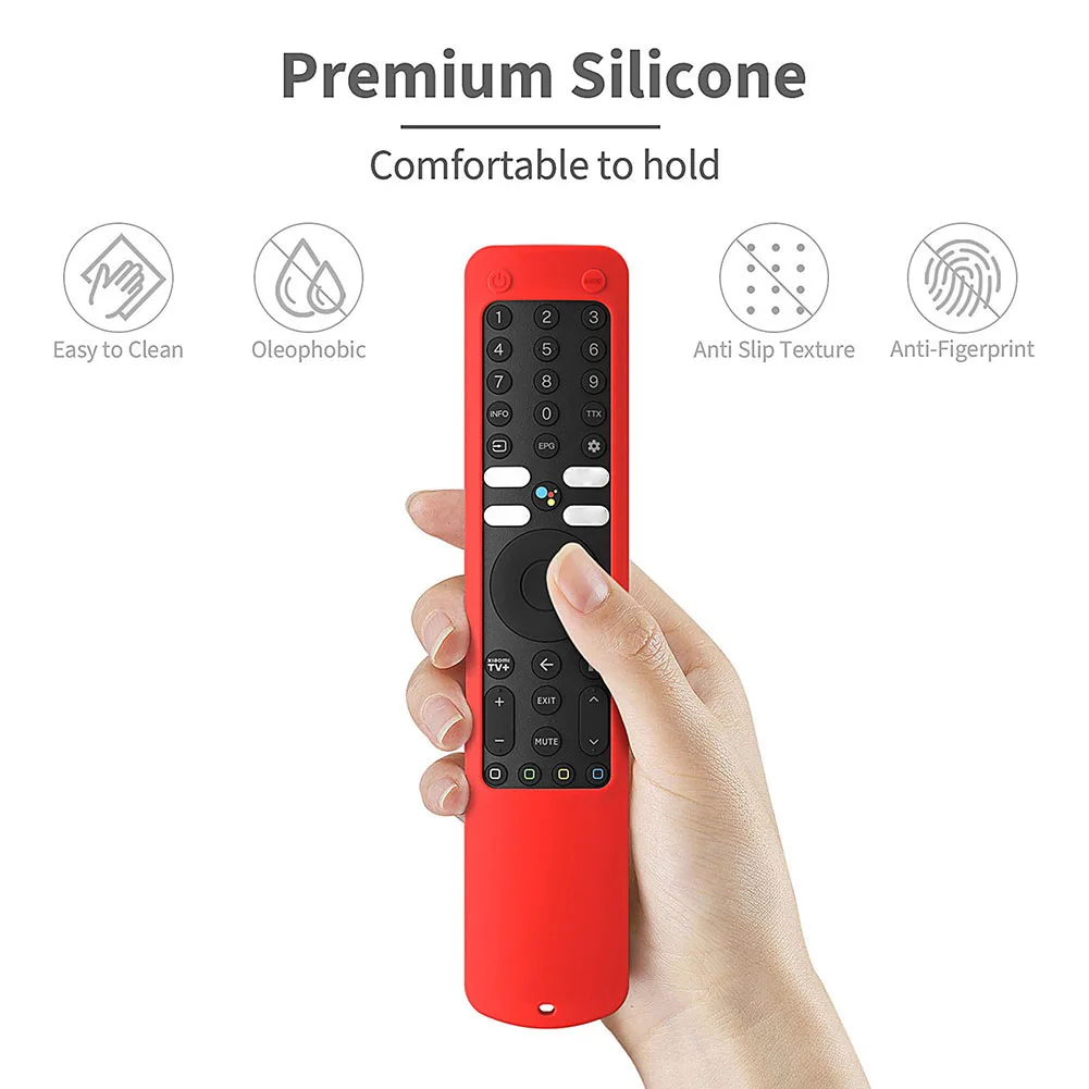 Funda de silicona para Xiaomi Ultra HD 4K QLED TV Q2 50 "55" 65 ", funda protectora anticaída con cordón antipérdida - imagen 3