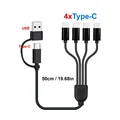 A C to 4xtype-C 50cm