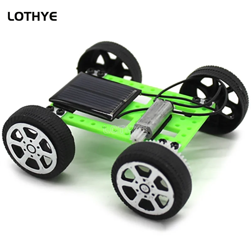 Mini coche de juguete Solar DIY, Kit de coche accionado, aparatos educativos para niños, Hobby divertido, juguete para niños, Kit de coche Robot de regalo - imagen 5