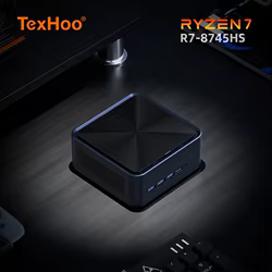 AittactXTexHoo Mini PC Gaming AMD Ryzen DDR5 NVMe HDMI 4K