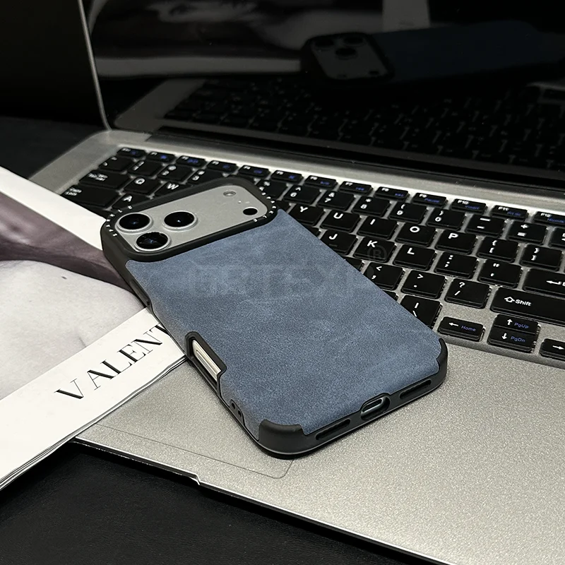 Funda para Apple iPhone 17 Pro MAX 17 Pro 17 funda de teléfono nueva funda de franela de lujo para iPhone 17 funda protectora de piel para teléfono ﻿ - imagen 5