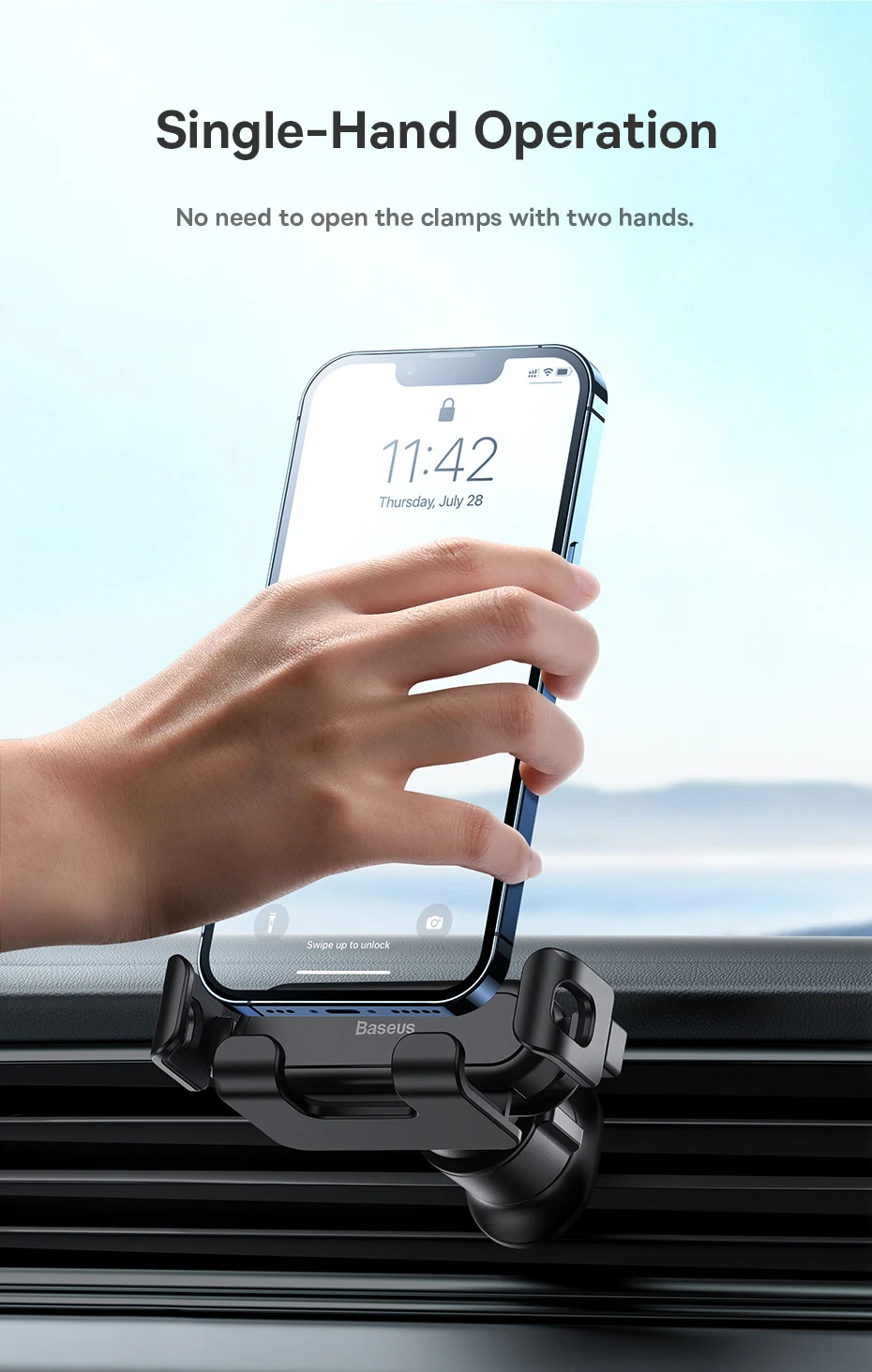 un teléfono con la hora 1143 en la pantalla