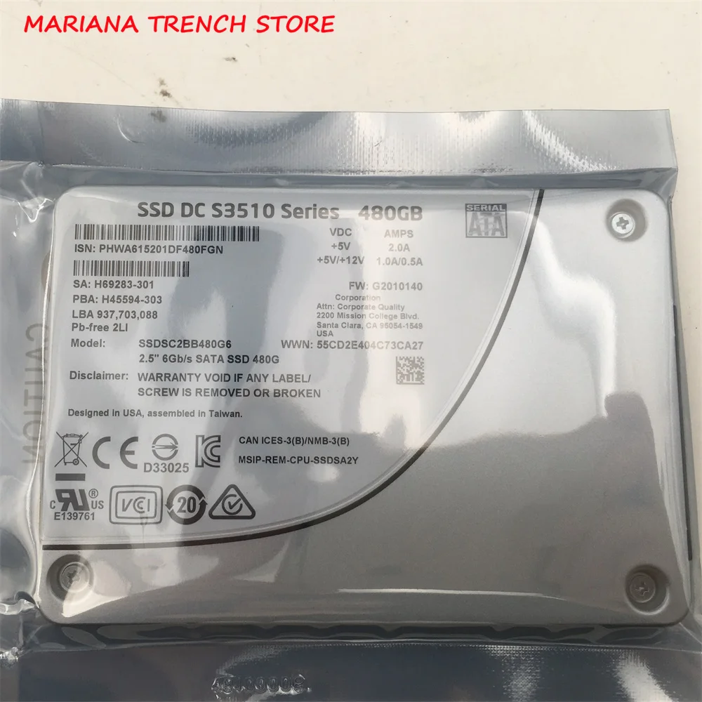 SSD empresarial para Intel SSD DC S3510 Series 480GB 6Gb/s SATA 2.5'' - imagen 2