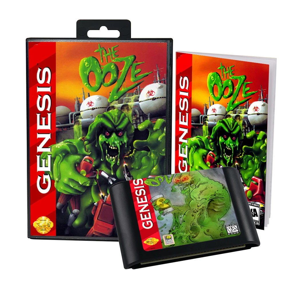 Retro Ooze El cartucho de juego de 16 bits para consolas de videojuegos Sega Genesis Megadrive - imagen 4