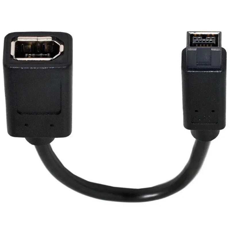 IEEE 1394 IEEE1394 6PIN hembra a 1394b 9PIN macho firewire 400 A 800 Cable adaptador 0,2 m - imagen 4