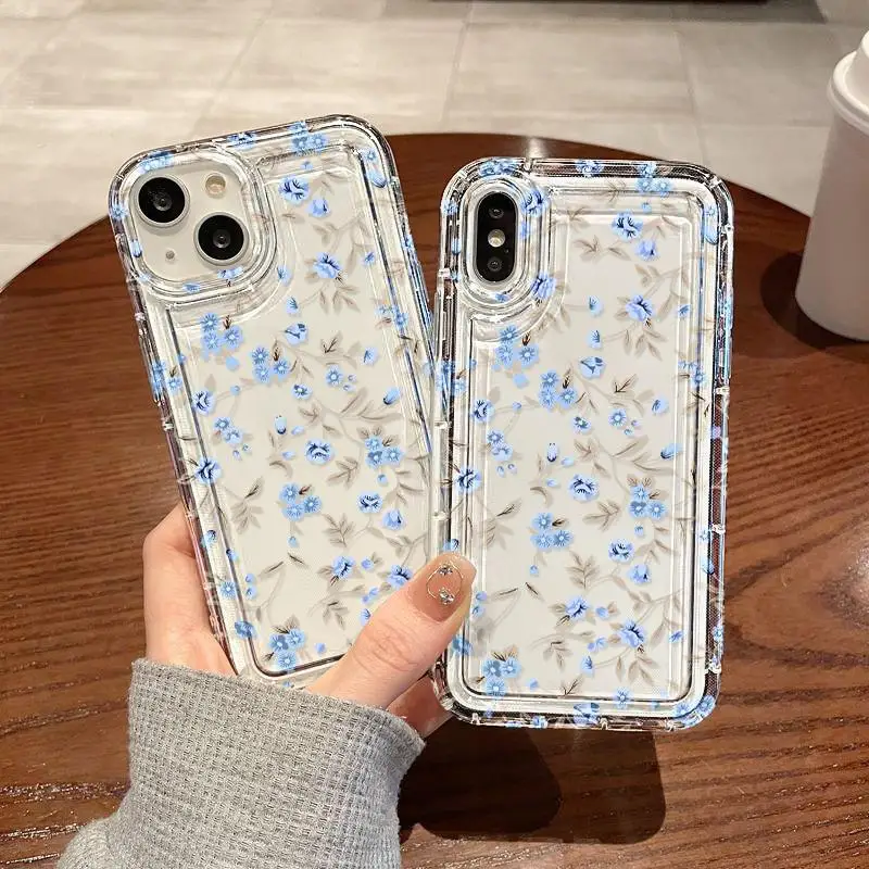 Funda Daisy para iPhone 15Pro 17 16 14 13 12 11 Pro Max XR 7 8 Plus SE funda suave a prueba de golpes - imagen 3