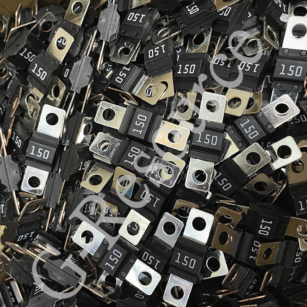 Fusible de coche tipo perno pequeño Litt importado 0498150.M MIDI 498 Series 150A 32V