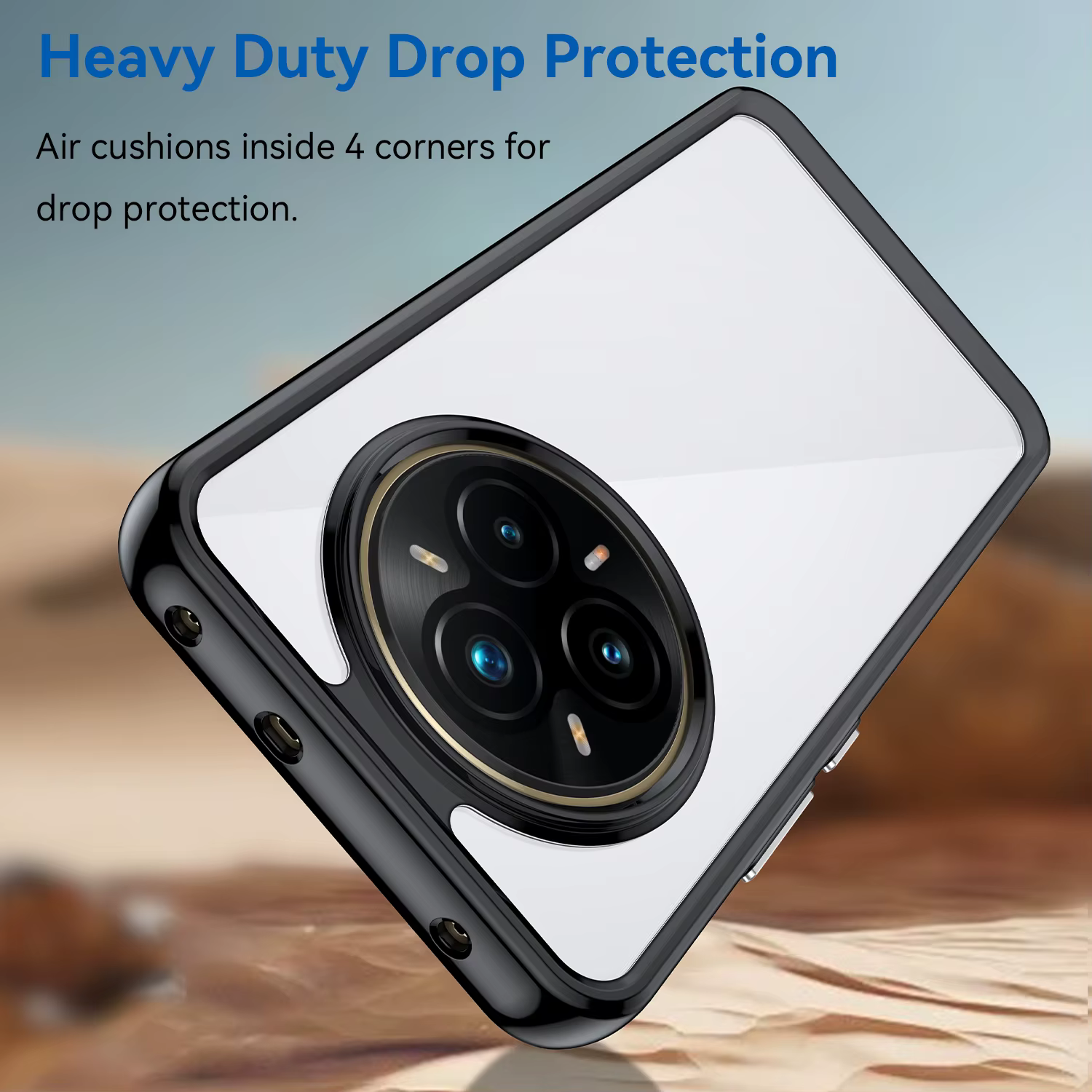 Realme 14 Pro+ 5G Funda TPU Transparente Colorida - imagen 5