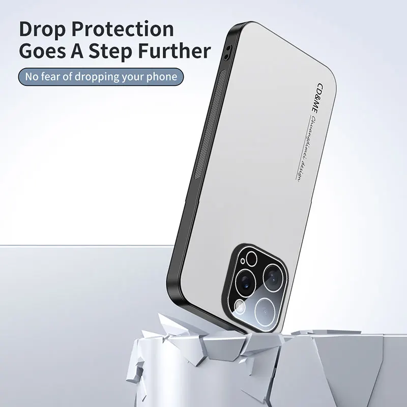 Funda mate AG de lujo para iPhone 17 Air 16 15 14 13 Pro Max 16Pro PC magnética esmerilada soporte de 360 grados cubierta protectora - imagen 5