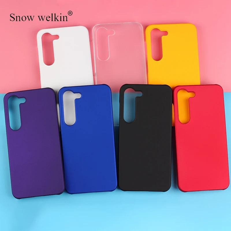 Funda de plástico duro mate para Samsung Galaxy S23 Plus, carcasa trasera ultrafina para PC