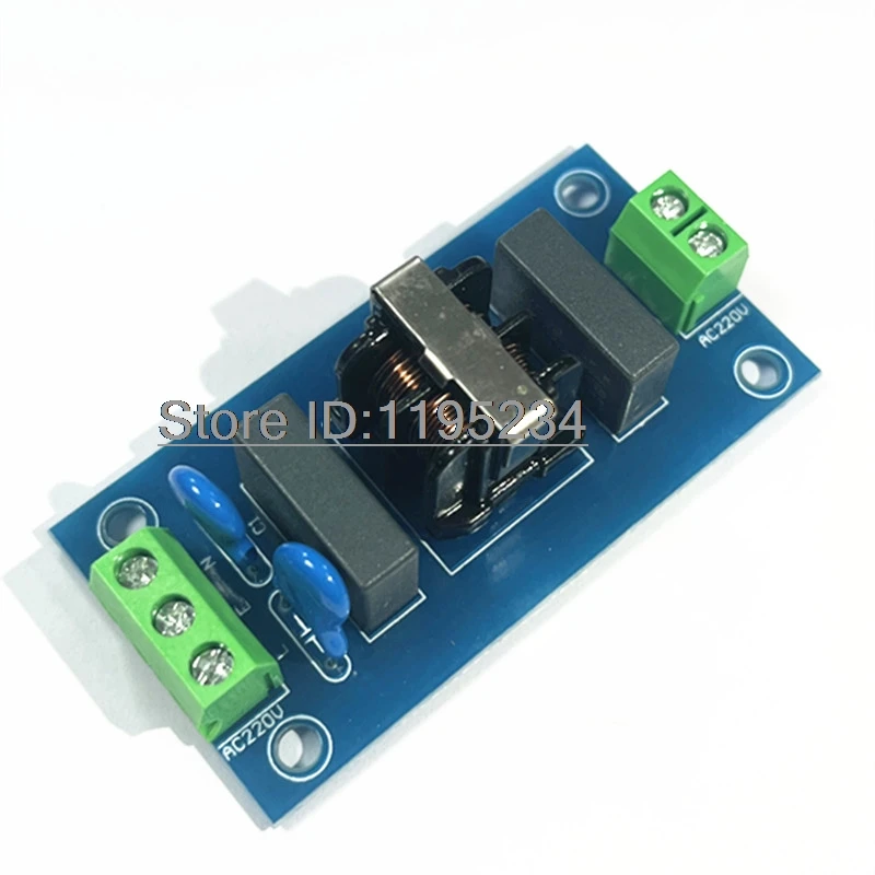 Filtro EMI de 20V, enchufe de filtro de refuerzo de sonido, módulo de filtro EMI 2A, placa de alimentación, filtro afilado de elevación de sonido, filtro de potencia - imagen 5