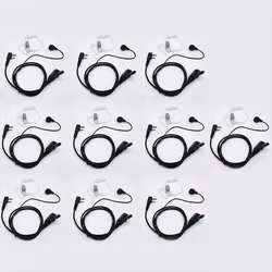 Baofeng Auriculares Tubo Aire Acústico Ocultos PTT Micrófono Kenwood