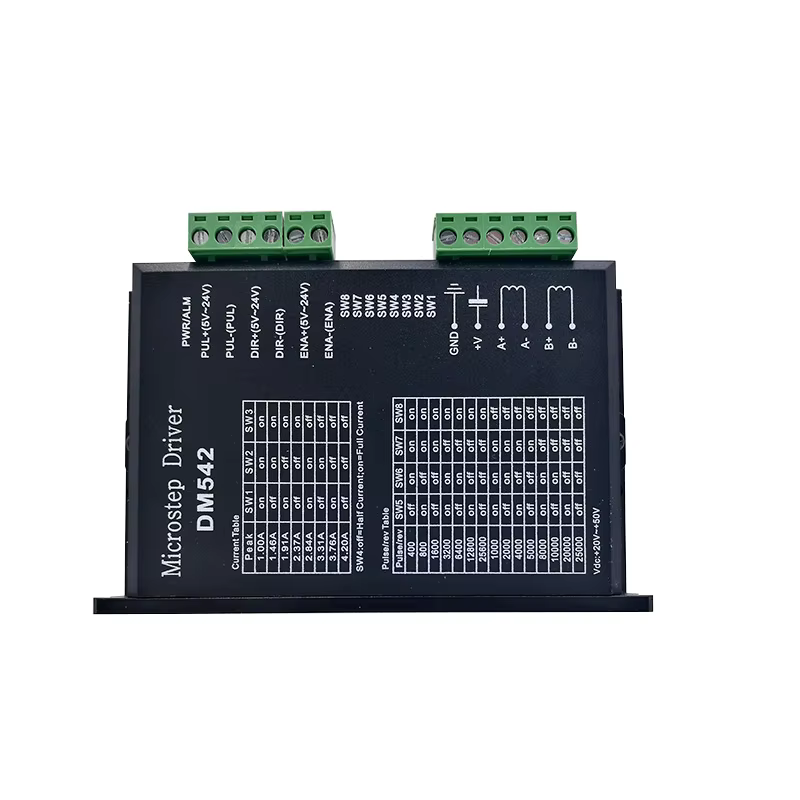 DM542 Controlador Motor pasos micro-paso 25600 Nema17 Nema23 carcasa - imagen 5