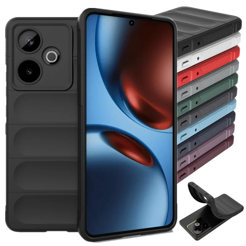 Funda de silicona Flexible con sensación de piel suave para Realme GT 7 GT 7T GT7 5G, funda protectora a prueba de golpes