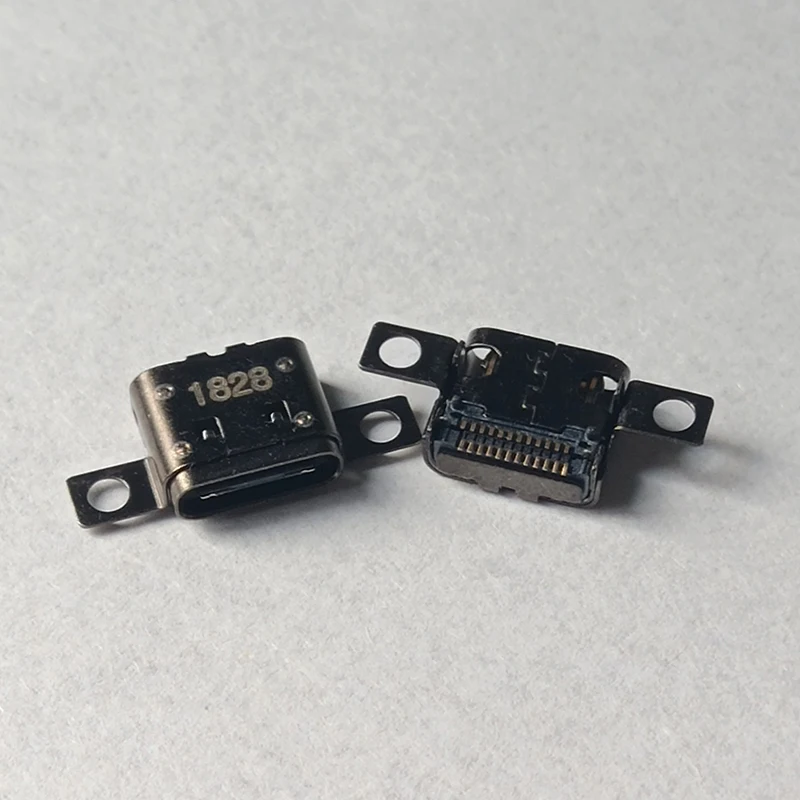 Conector de interfaz de alimentación de cabezal de carga de TYPE-C, enchufe trasero adecuado para Lenovo 720S-13IKB 720S-13ARR, conector CC de un solo cabezal, 1 Uds. - imagen 3