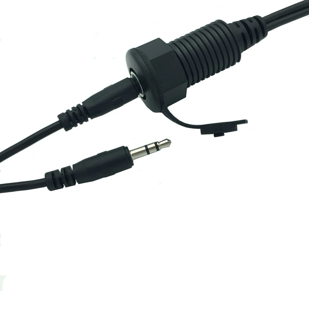 Cable de conexión dc3.5/2RCA cable de conexión de auriculares o cable impermeable para reproductor MP3 1M 2m - imagen 3