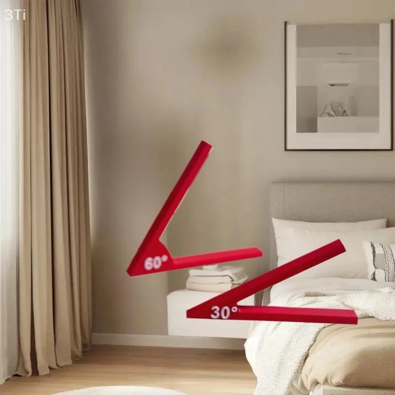 Regla de medición de ayuda para enseñanza de geometría portátil, herramientas de medición de ángulo multifuncional, 2/5 Uds. - imagen 5