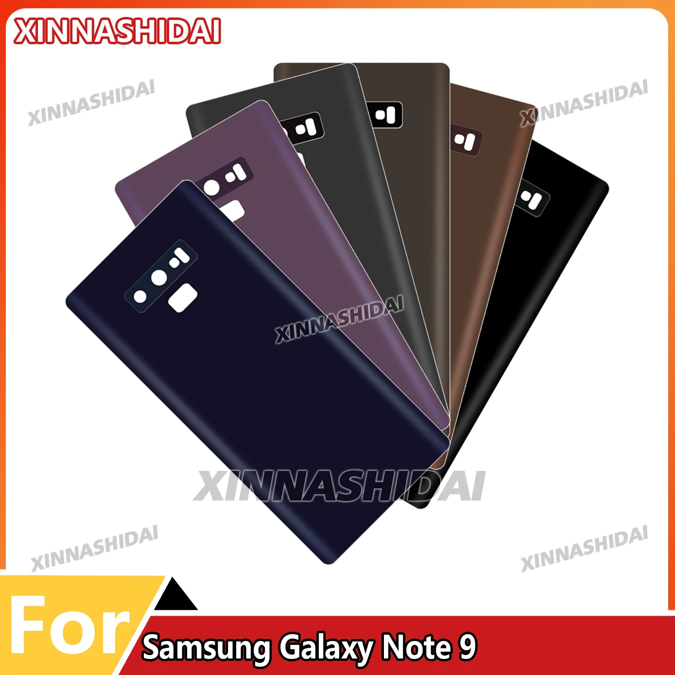 For Samsung Galaxy Note 9 Glass Back Battery Cover Door Panel Housing Case Replacement Parts For Galaxy Note 9 Battery cover