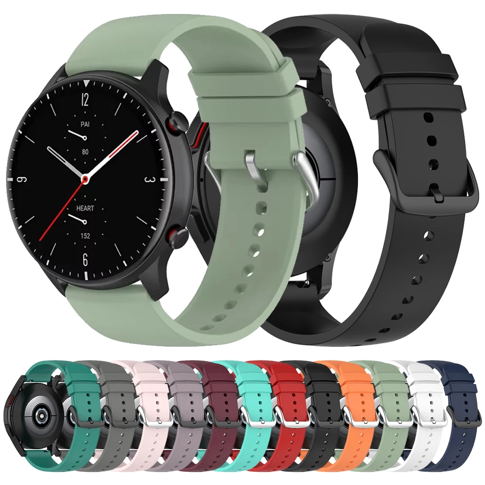 Para Huami Amazfit GTR 4 2 2E/GTR correa de 47mm correa de 22mm pulsera deportiva para Samsung Galaxy Watch 42mm/3 45mm/pulsera Gear S2 - imagen 2