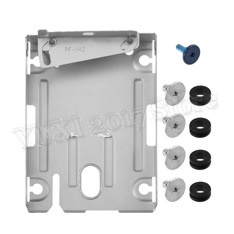 Para PS3 caja de soporte de disco duro de Metal-bandeja Base de unidad delgada HDD 4000 para accesorios de juegos Playstation 3 con tornillos - imagen 2