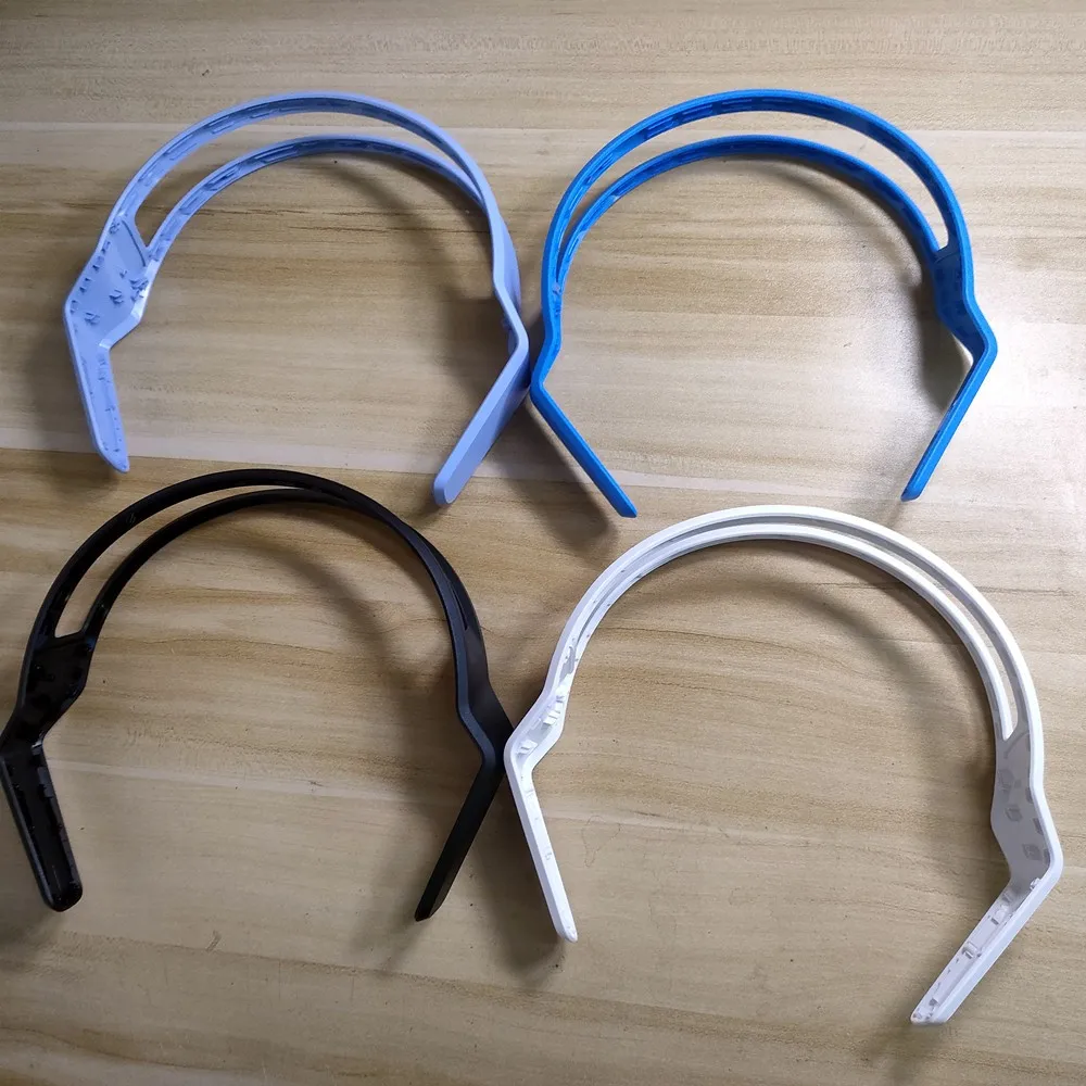 Piezas de repuesto para auriculares inalámbricos Logitech G733, diadema de plástico, micrófono de goma de silicona, bisagra, piezas de repuesto giratorias - imagen 4
