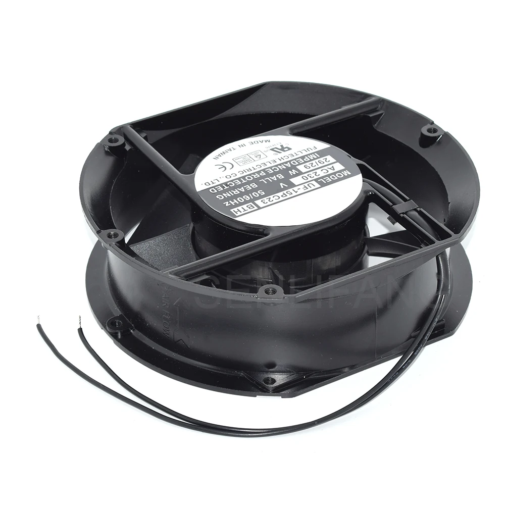 Para FULLTECH UF-15PC23 BTH AC 230V 50/60hZ 29W 172x150x51mm ventilador de refrigeración del servidor protegido de impedancia de rodamiento de bolas probado OK - imagen 4