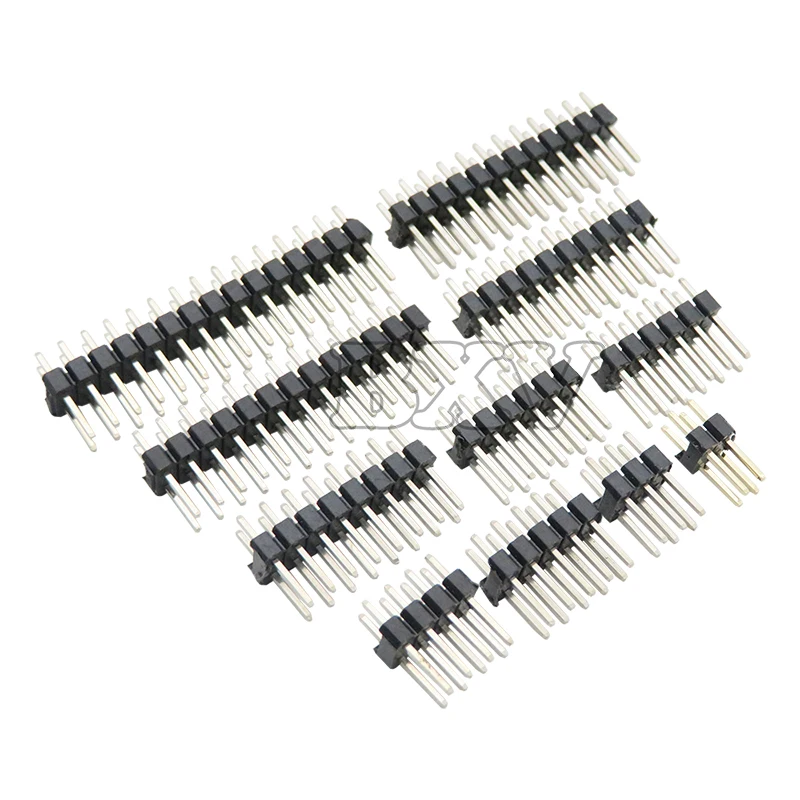Placa PCB de doble fila macho de 2,54mm, 2 ~ 40P, Conector de cabezal de Pin, 2x2/3/4/6/8/10/12/15/20/40P arduino - imagen 3