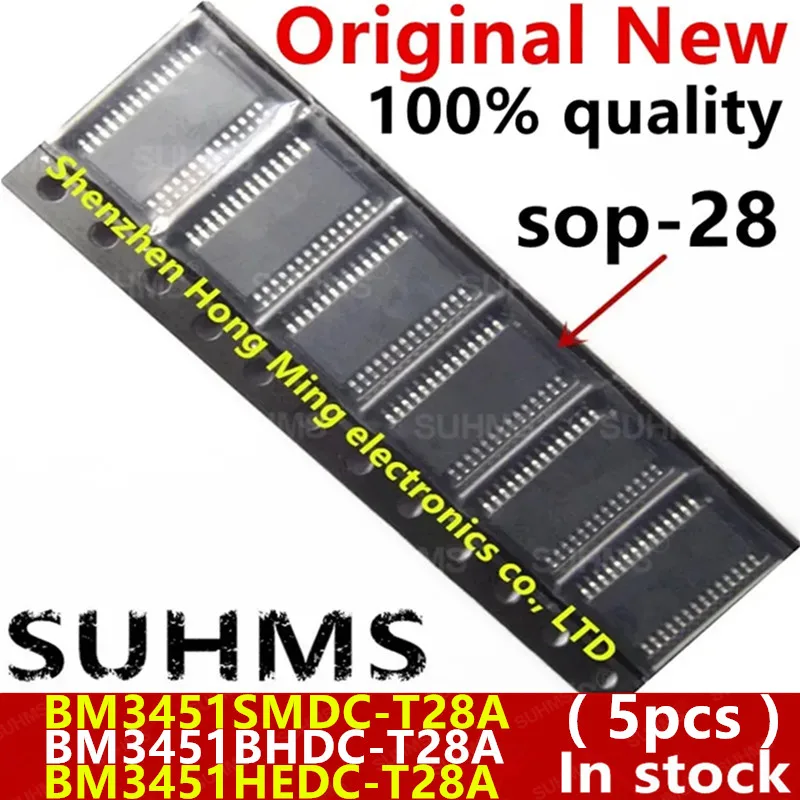 (5 piezas) 100% nuevo BM3451 BM3451SMDC-T28A BM3451BHDC-T28A BM3451HEDC-T28A sop-28 Chipset