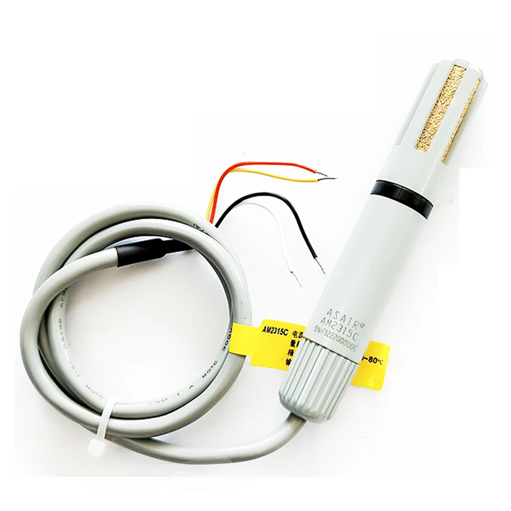 AM2315C Sensor Digital de temperatura y humedad Cable de sonda de alta precisión señal de salida IIC I2C montable en la pared - imagen 3