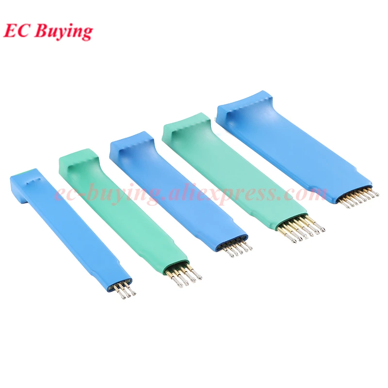 2,54mm 2,0mm 3P 4P 5P 6P 8P aguja de prueba de resorte Pin programa STC STM32 STM8 Chip máquina quema escritura microcontrolador programación - imagen 5