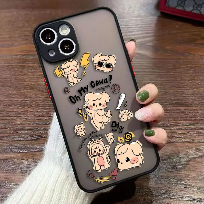 Funda de teléfono mate Kpop s-stray Kids s-skzoo para VIVO S1 T1 V15 V17 V19 V20 V21 V21E V23 V25 V29 S15 V23E S12 V50 LITE GT TPU - imagen 4