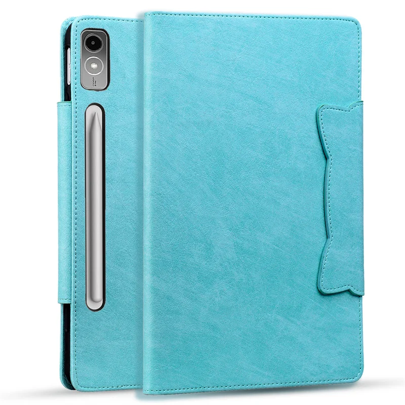 Funda para Lenovo Tab P12 Funda de 12,7 pulgadas 2023 Funda de cuero PU con funda de bolsillo para Lenovo Xiaoxin Pad Pro 12 7 12,7 Funda para tableta - imagen 2