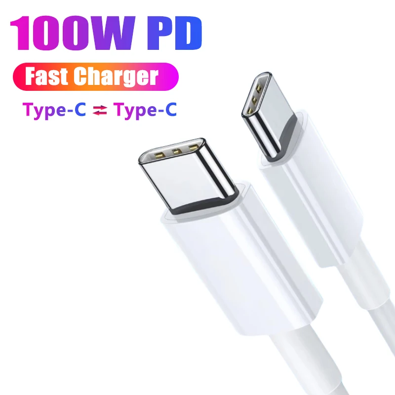 Cable USB tipo C de carga rápida, accesorio de cargador de teléfono, 100W, para iPhone 15, Note 12 Redmi Xiaomi, Samsung S23 Ultra