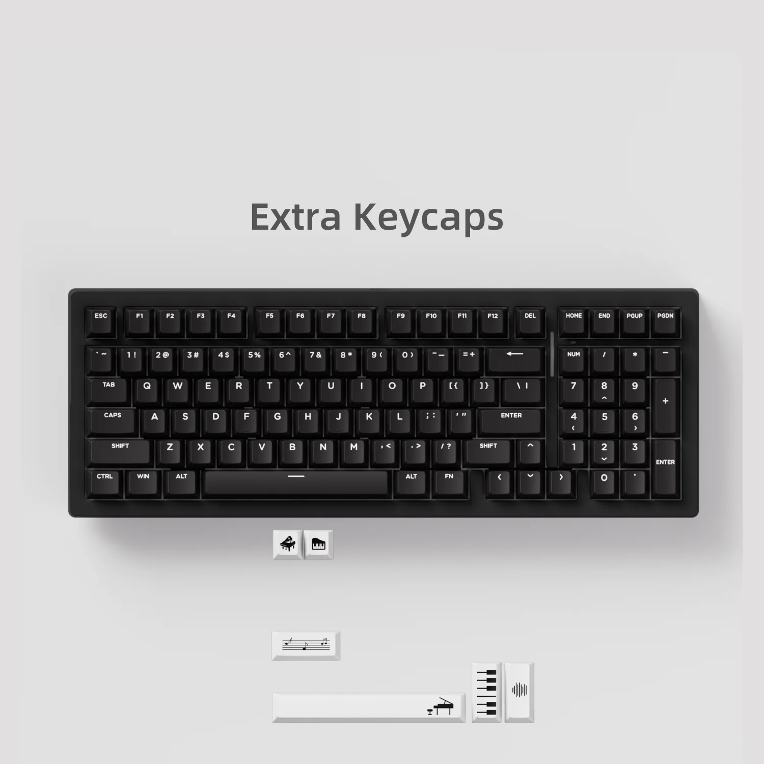 MonsGeek M2 V5 a través de teclado mecánico/Kit Barebone 1800 de aluminio tamaño compacto Rápido desmontaje RGB Hot Swap tri-modo teclado - imagen 5