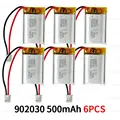 902030-500mAh  6PCS