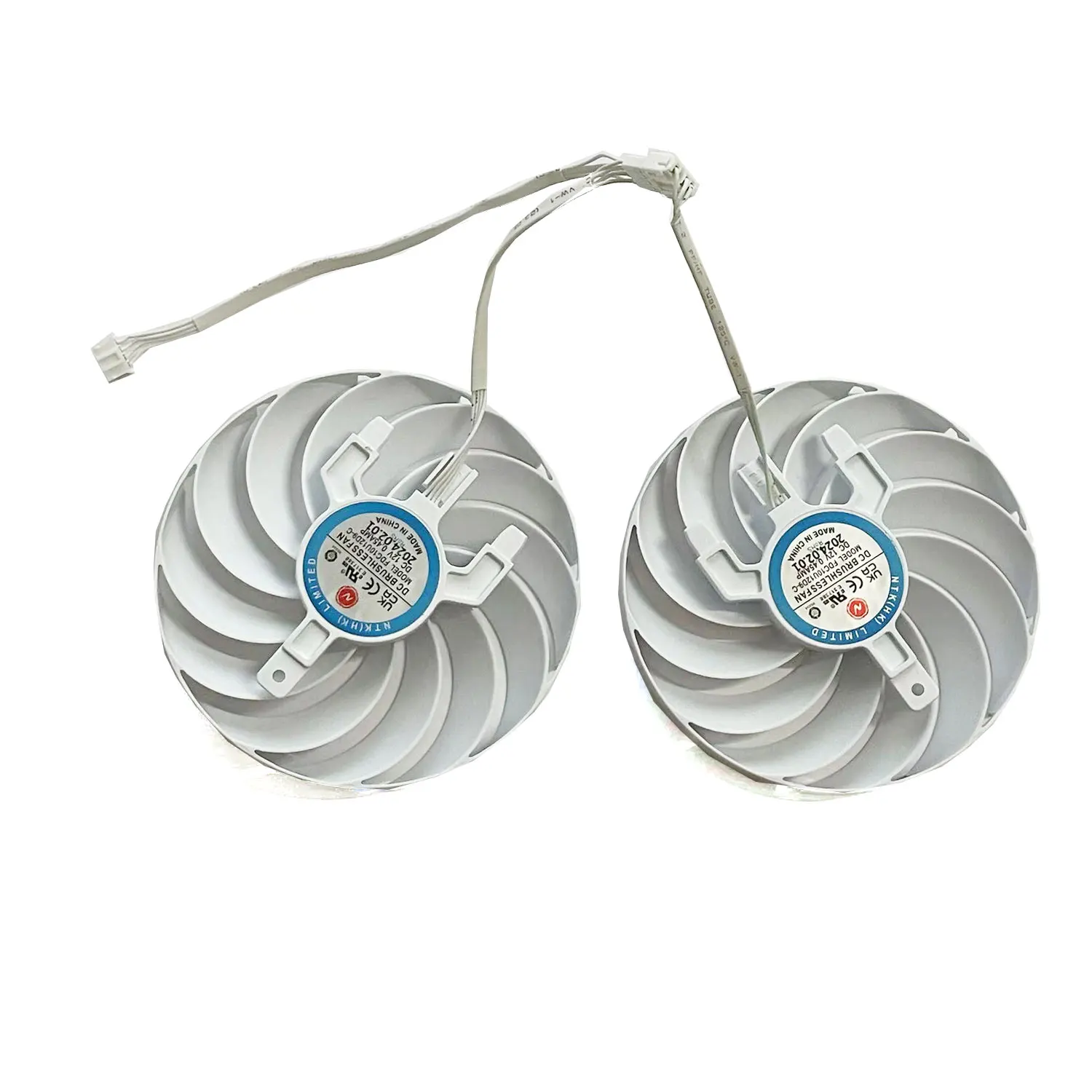 UKGF nuevo 95MM 4PIN DC10U12D9-C DC 12V 0.45A RX 6750 ventilador GPU para Sapphire RX 6750 GRE 12G D6 tarjeta gráfica de edición Polar - imagen 4