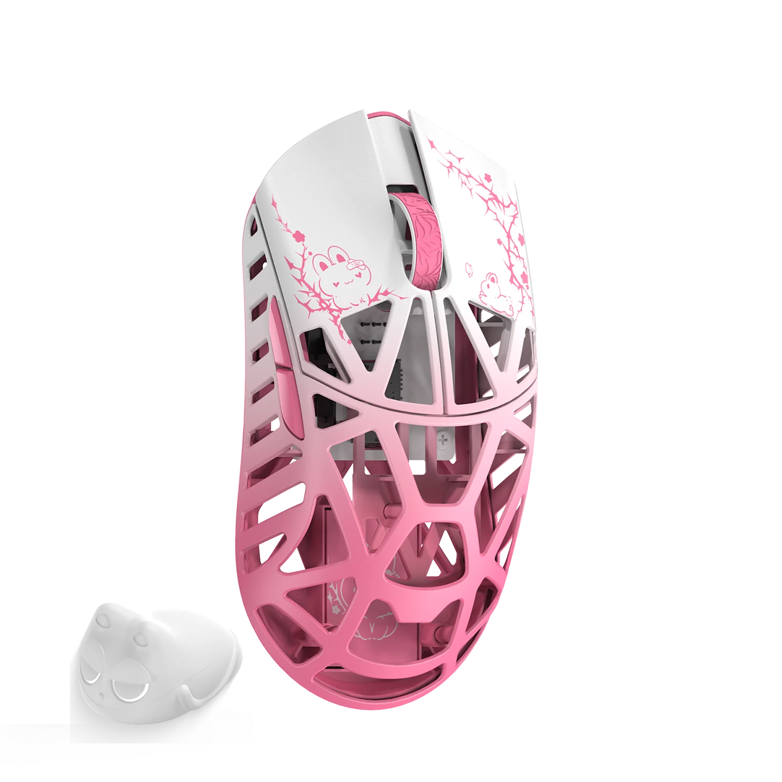 WLMOUSE Beast X Series Edición limitada templada (Mini/X/Max) WLMOUSE Templado WLMOUSE Conejo Rosa - imagen 4