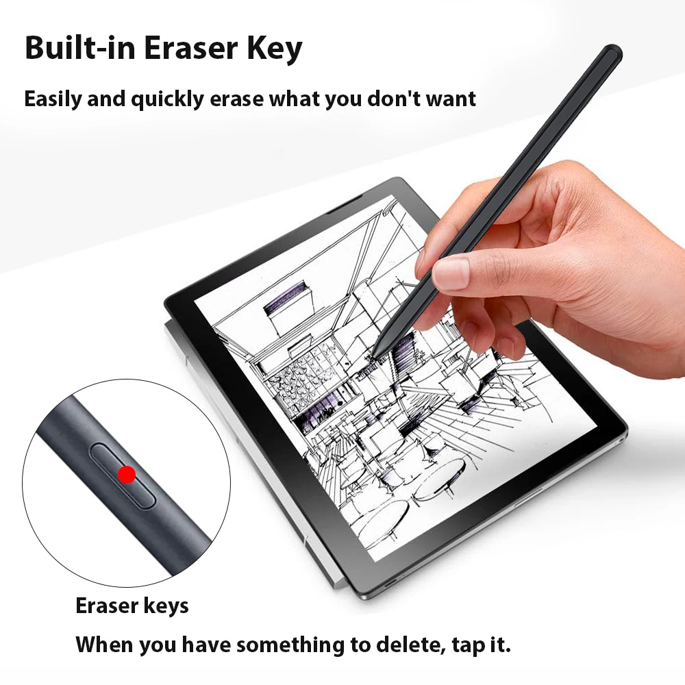 S Pen para Samsung Galaxy Tablet Tab S6 S6Lite S7 S7 + S8 S8 + S9 S10 S9 + S8 S9Ultra S7 S9FE 4096 Dibujo de rechazo de palma de presión - imagen 3