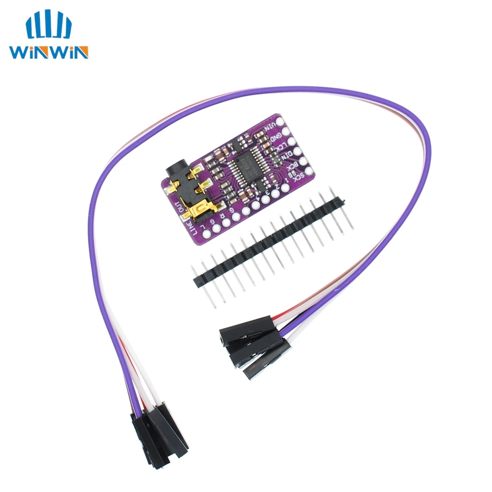 Interfaz I2S PCM5102A DAC, decodificador GY-PCM5102 I2S, módulo de reproductor para Raspberry Pi, placa de formato pHAT, placa de Audio Digital PCM5102 - imagen 2