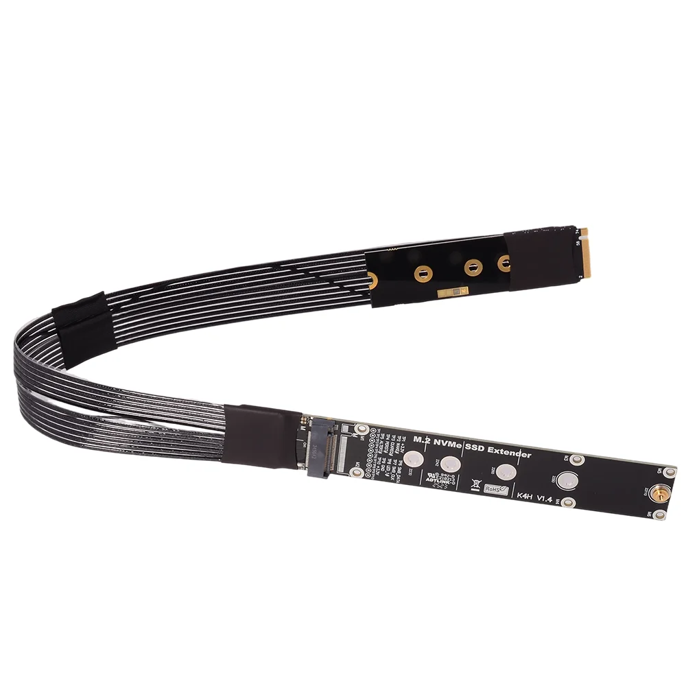 Cable de extensión M.2 NVMe SSD, disco duro PCle 5,0 M.2 SSD PCI-Express 5,0 X4 M, extensor de llave para M.2 2230 2242 2260 2280 22110 SSD - imagen 4