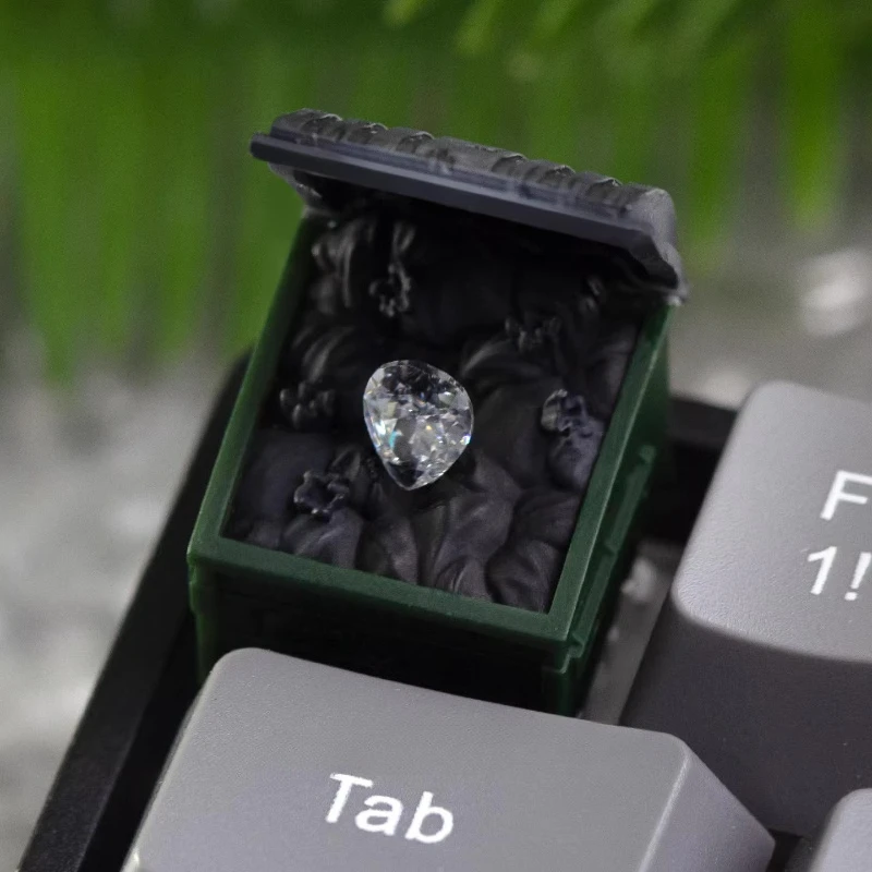 Teclas de Anime Delta Luna corazón de África, el corazón del océano, teclas personalizadas para teclado mecánico, teclas ESC, teclas de resina - imagen 5