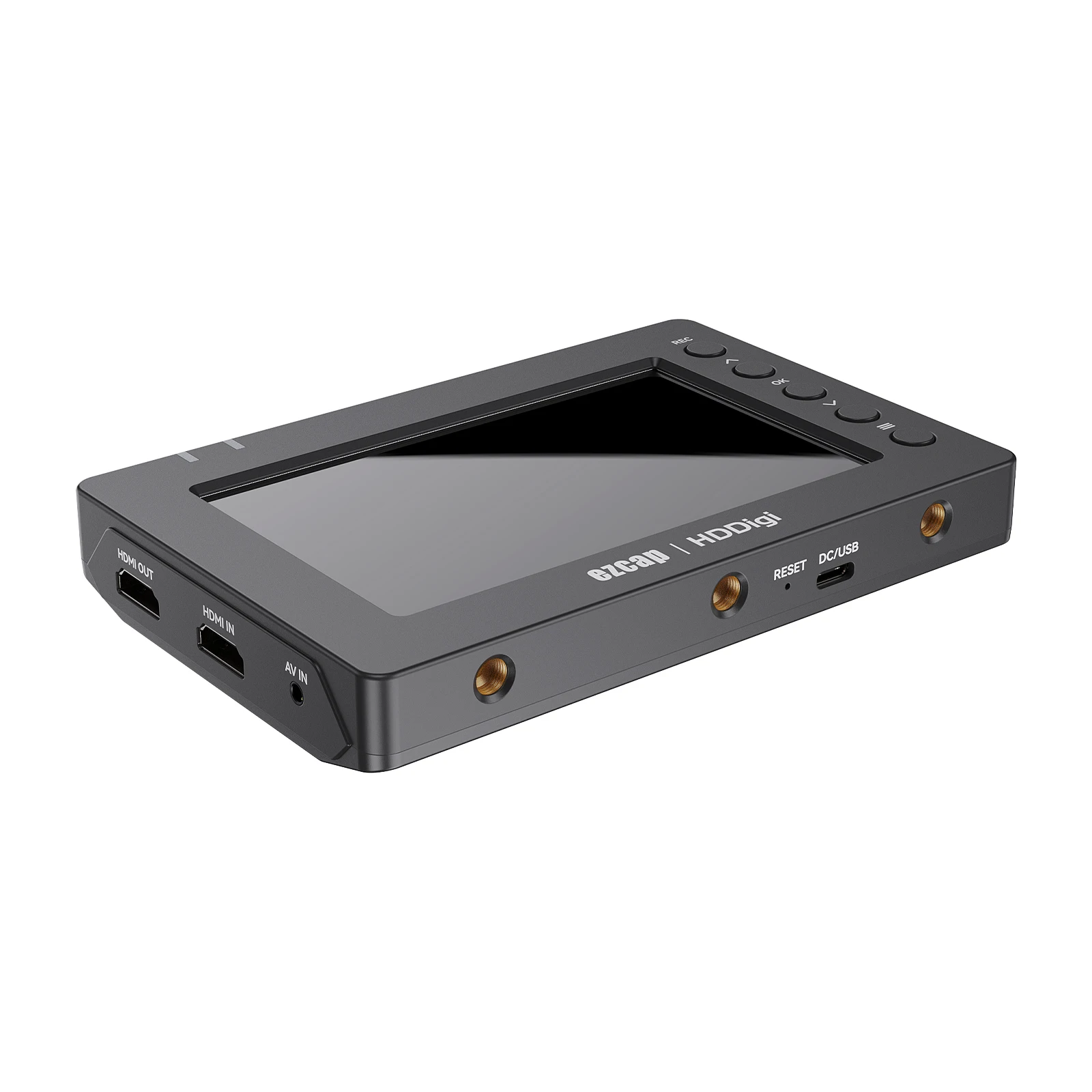 Ezcap 277 1080p HDMI CVBS AV tarjeta de captura de vídeo grabadora de juegos grabación de programación a tarjeta SD pantalla de 5 pulgadas reproducción mezcla de voz - imagen 3